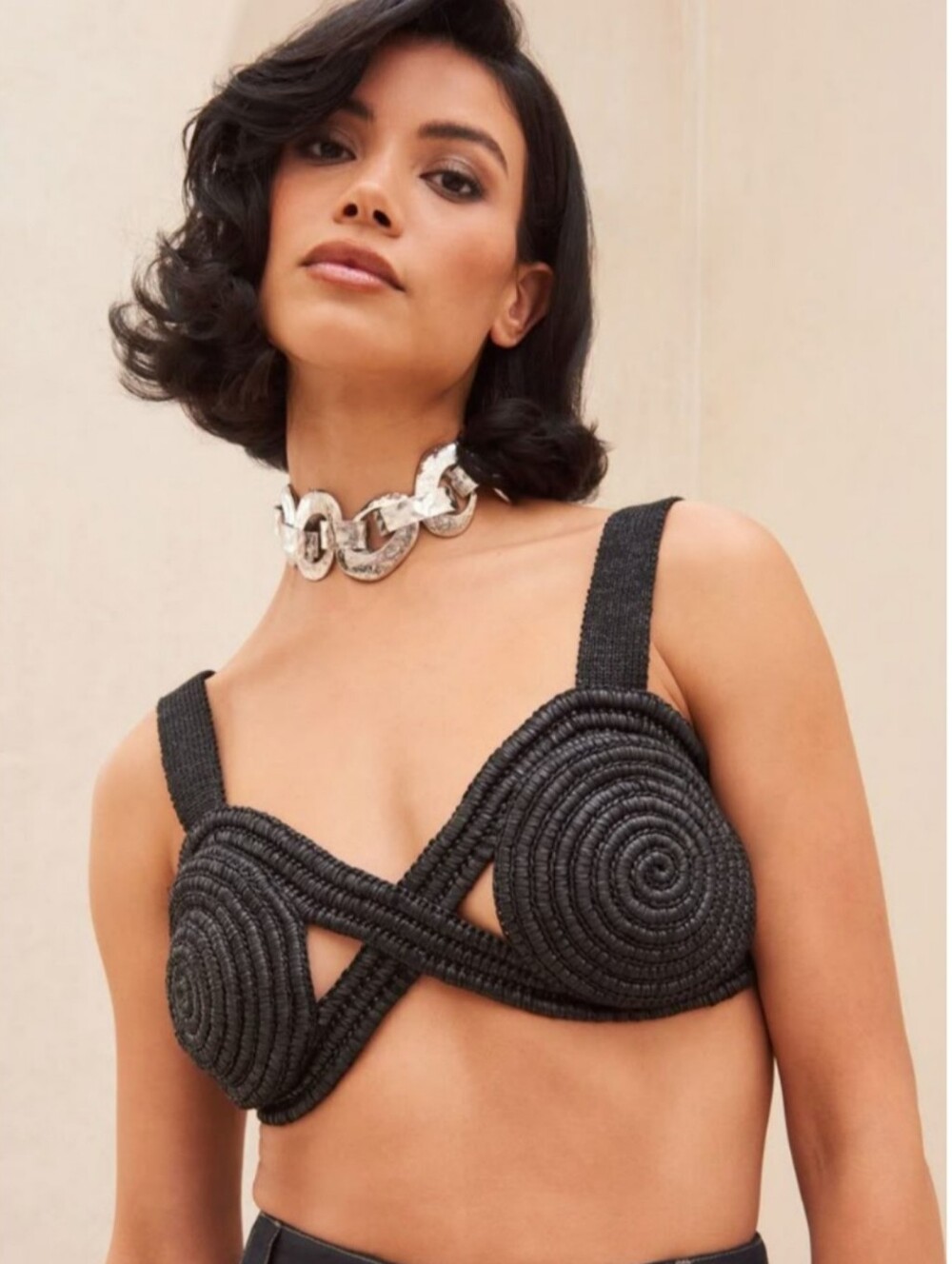 Cult Gaia Gabi Crochet Top